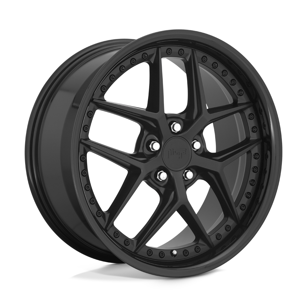 Niche 1PC M226 VICE GLOSS BLACK MATTE BLACK 19X9.5 5x112 et48 66.56