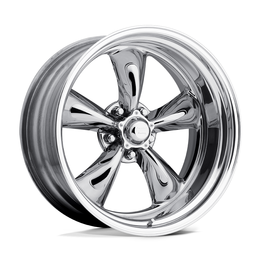 American Racing Vintage VN405 TORQ THRUST II CUSTOM TWO-PIECE POLISHED 18X9.5 5x120.65 et-5 83.06