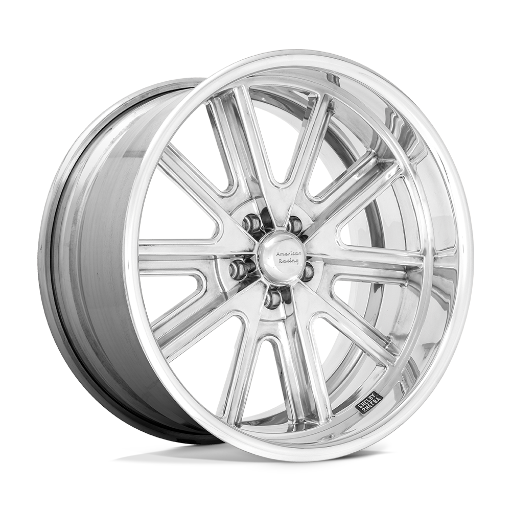 American Racing Vintage VN407 TWO-PIECE POLISHED CENTER POLISHED BARREL 17X10 BLANK etXX 76.5