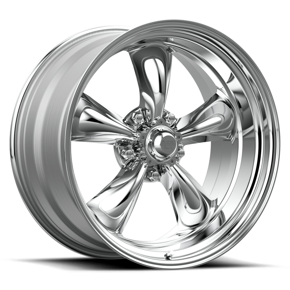 American Racing Vintage VN515 TORQ THRUST II 1 PC POLISHED 22X11 5x120.65 et18 83.06
