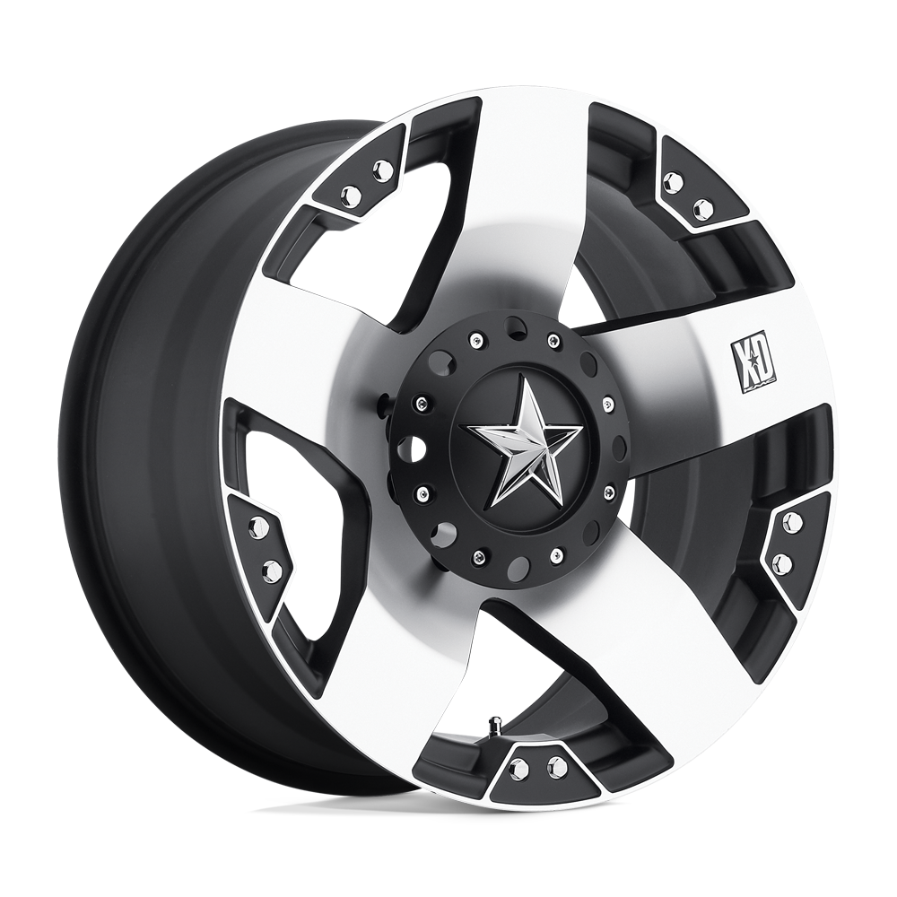 XD XD775 ROCKSTAR MACHINED FACE W/ BLK WINDOWS 20X8.5 6x135/6x139.7 et10 106.1