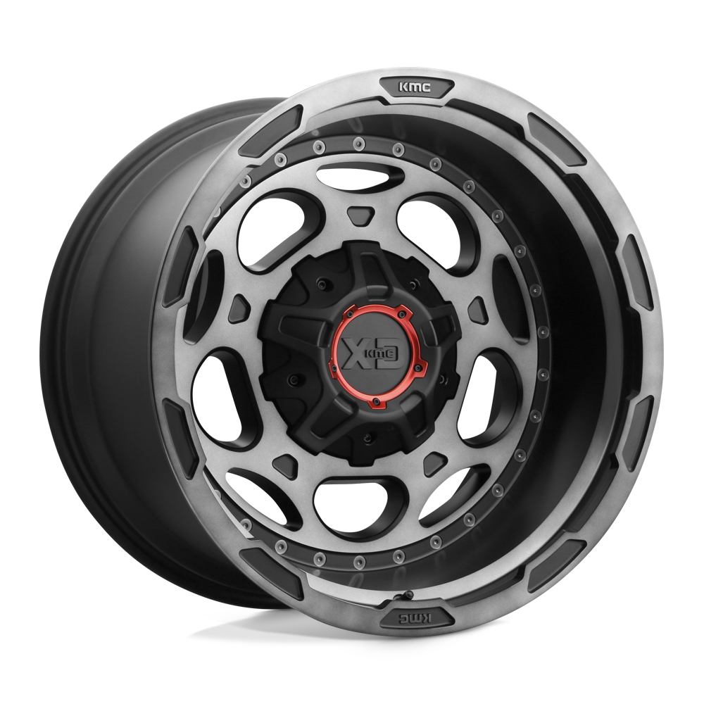 XD XD837 DEMODOG SATIN BLACK W/ GRAY TINT 20X10 5x139.7/5x150 et-18 110.1