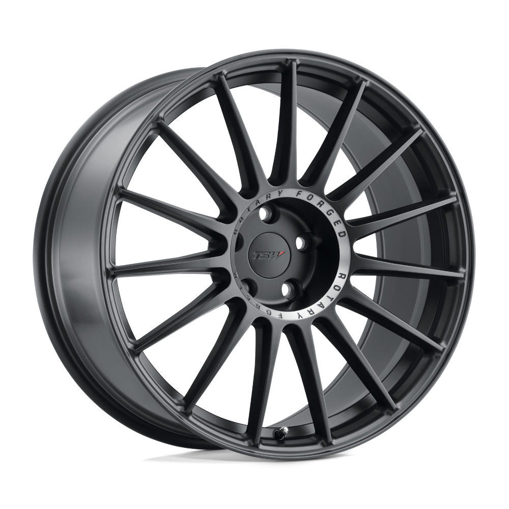 TSW PADDOCK SEMI GLOSS BLACK W/ MACHINED TINTED RING 17X8 5x100 et35 72.1