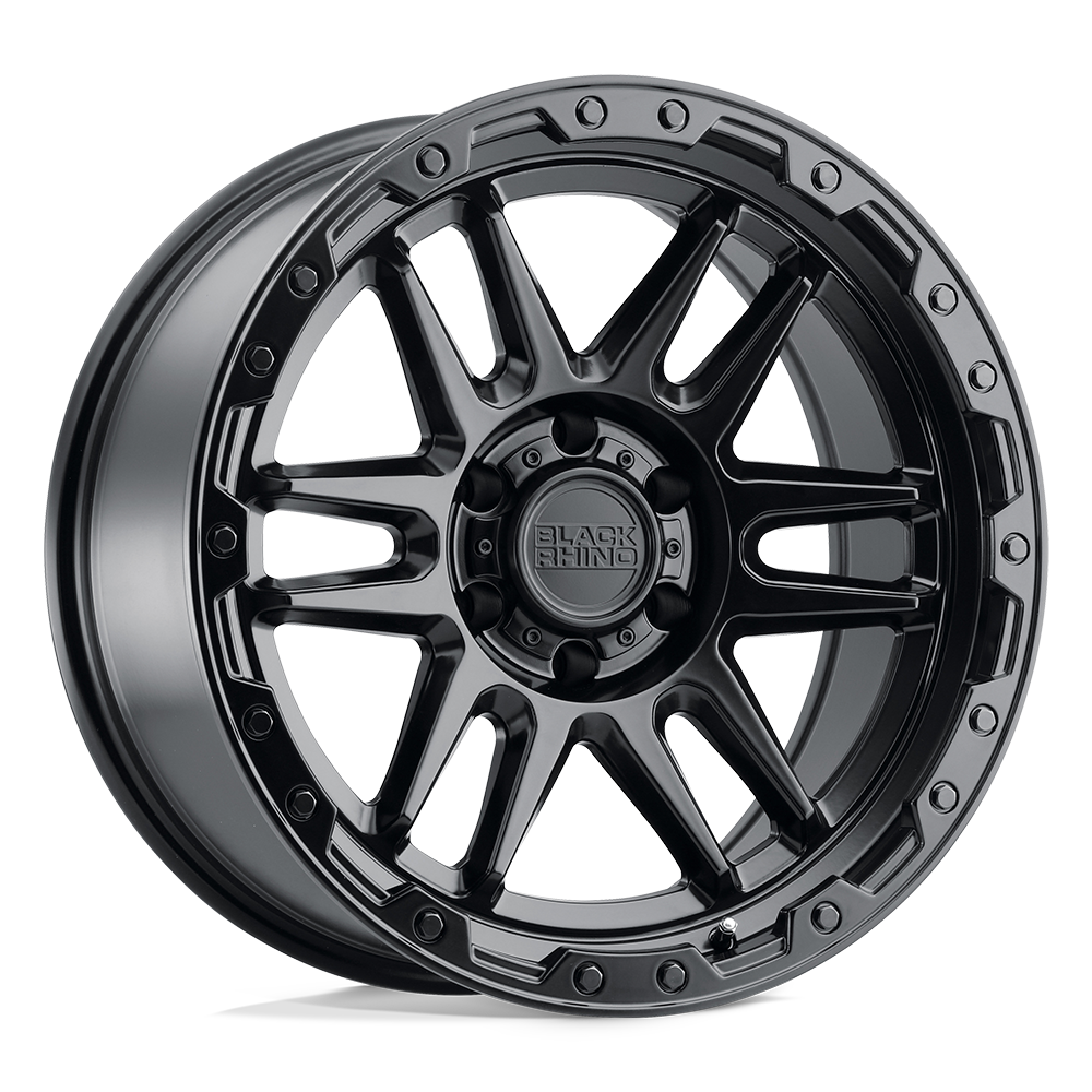 Black Rhino APACHE MATTE BLACK W/ BLACK BOLTS 20X9 6x135 et12 87.1