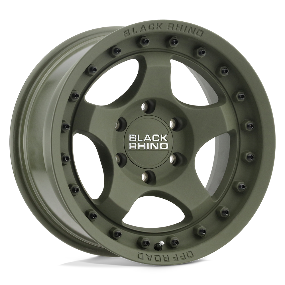 Black Rhino BANTAM OLIVE DRAB GREEN 16X8 5x127 et-10 71.5