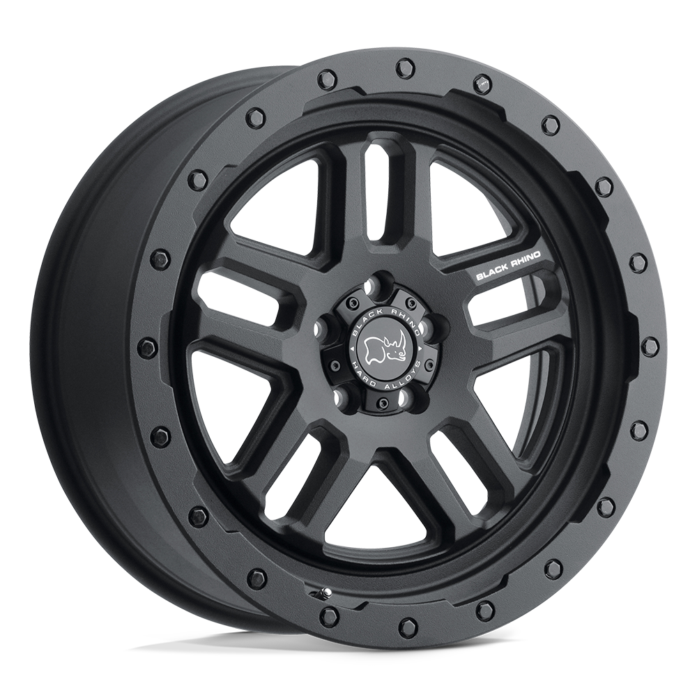 Black Rhino BARSTOW TEXTURED MATTE BLACK 20X9.5 6x139.7 et-18 112.1