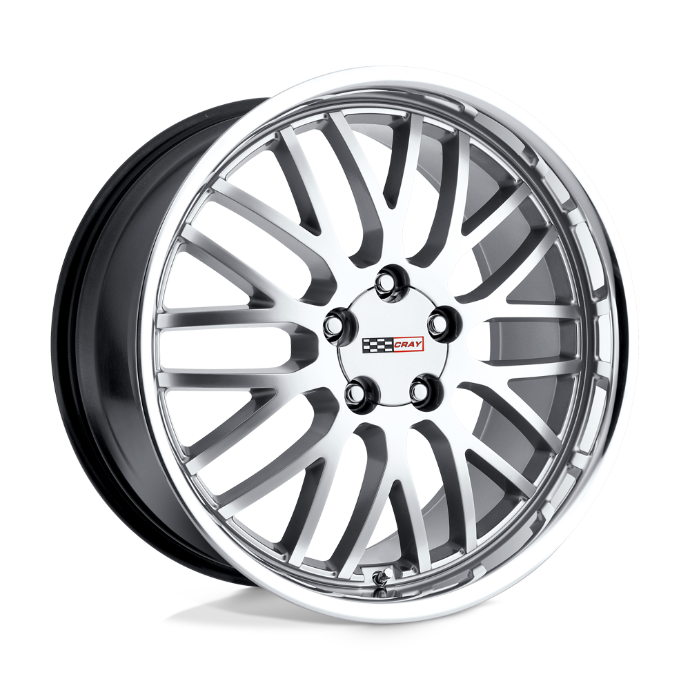 Cray MANTA HYPER SILVER W/ MIRROR CUT LIP 19X10.5 5x120.65 et65 70.3