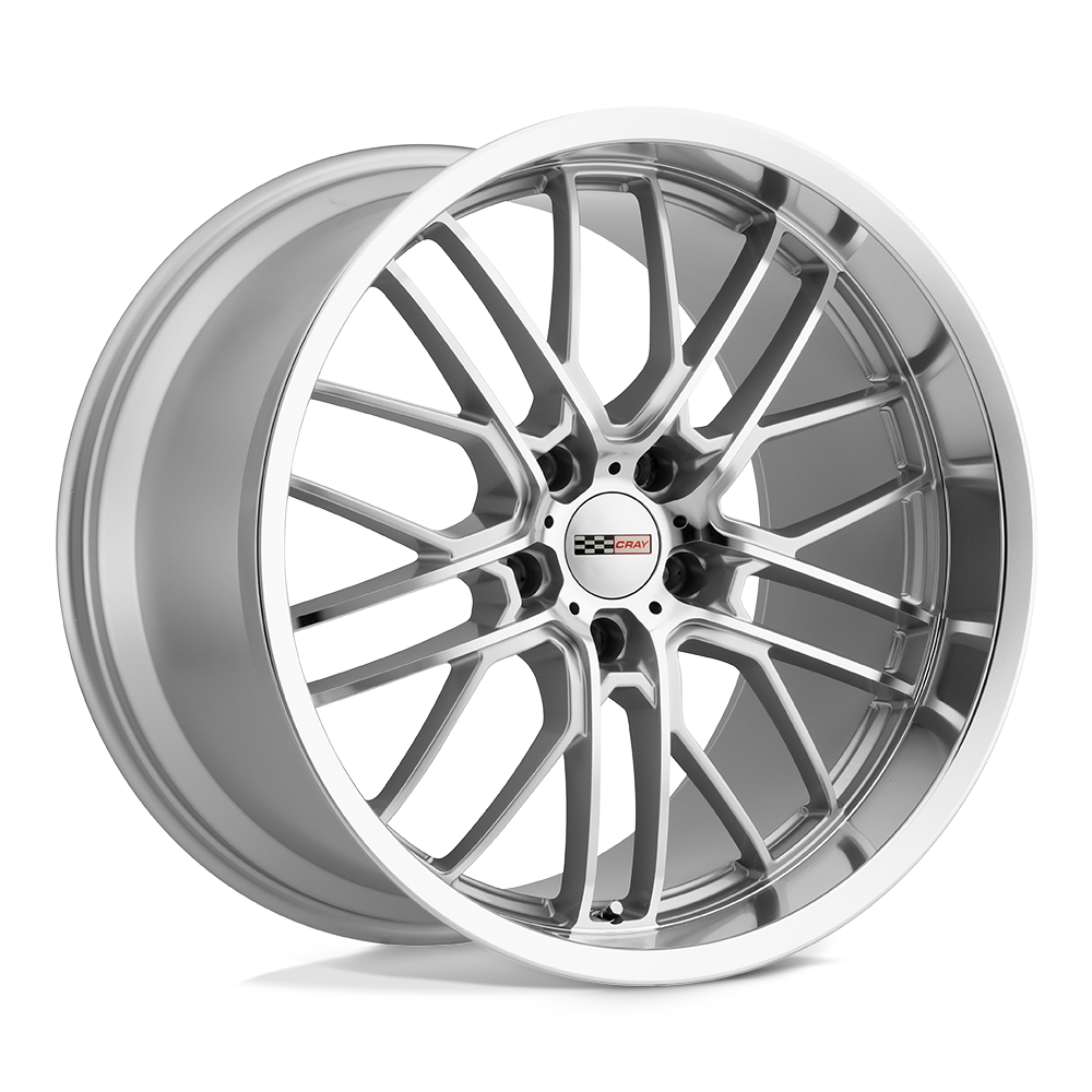 Cray EAGLE SILVER W/ MIRROR CUT FACE & LIP 19X10.5 5x120.65 et40 70.3