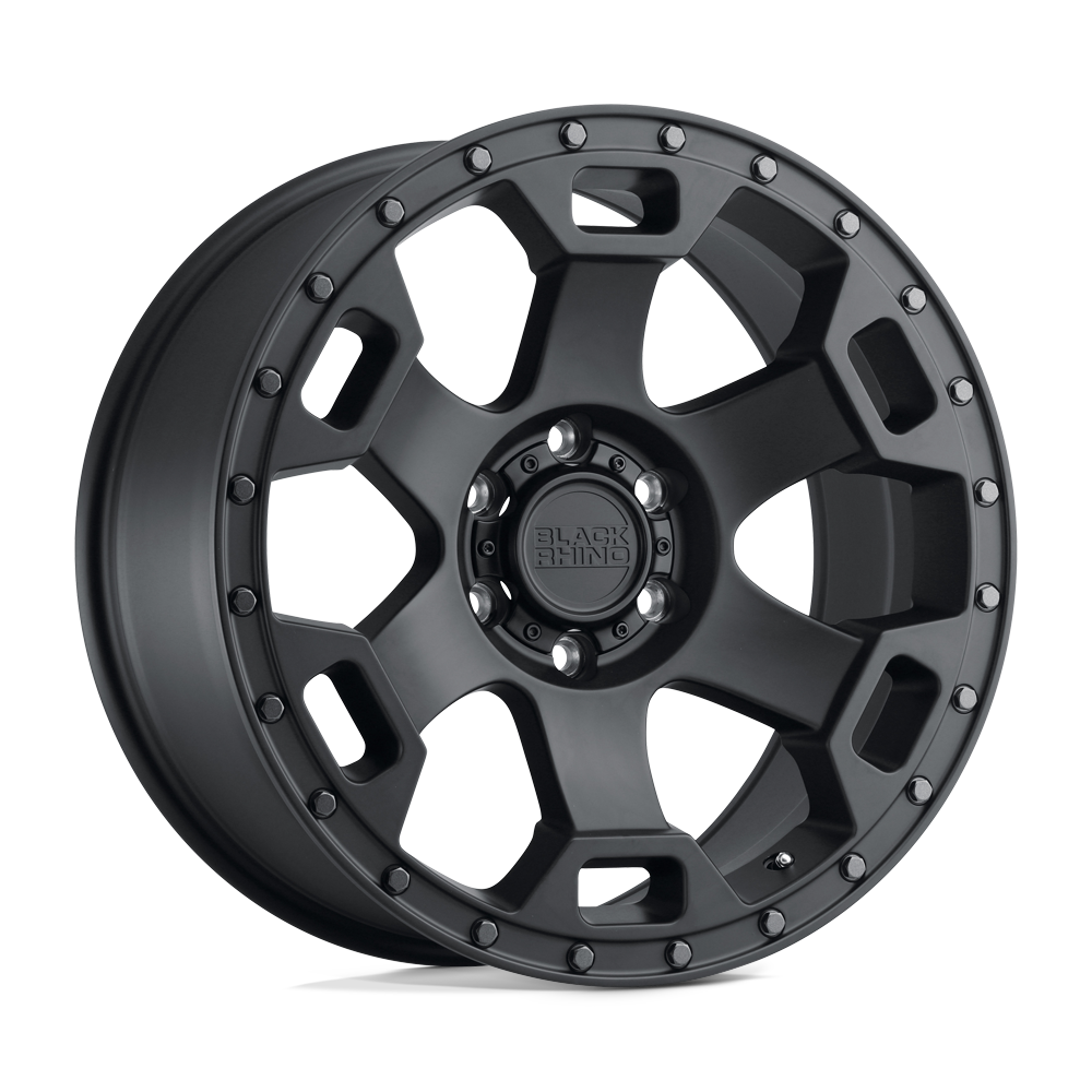 Black Rhino GAUNTLET SEMI GLOSS BLACK W/ GUNMETAL BOLTS 18X9 5x139.7 et2 78.1