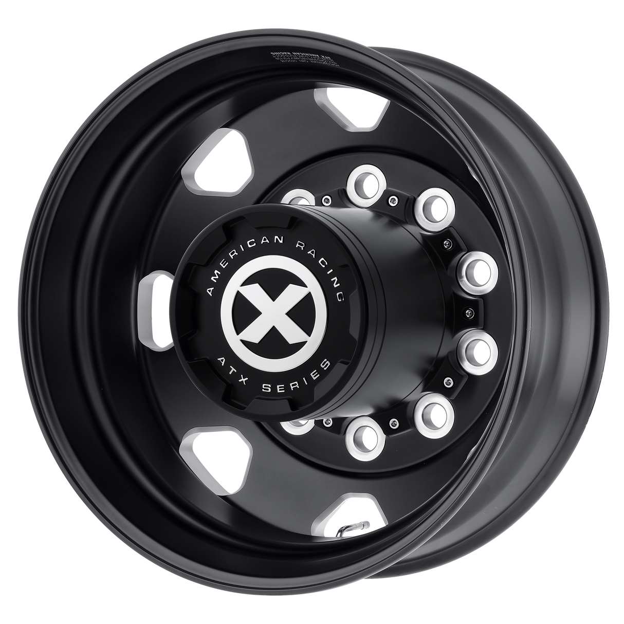 ATX AO401 OCTANE SATIN BLACK MILLED - REAR 22.5X8.25 10x285.75 et-168 220.1