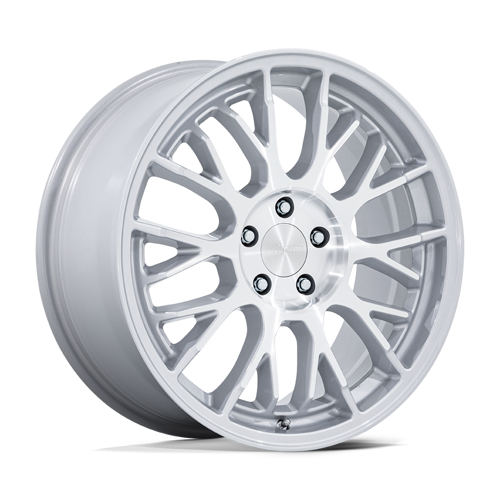 Rotiform RC204 PHX GLOSS SILVER W/ MACHINED FACE 20X8.5 5x112 et40 66.56