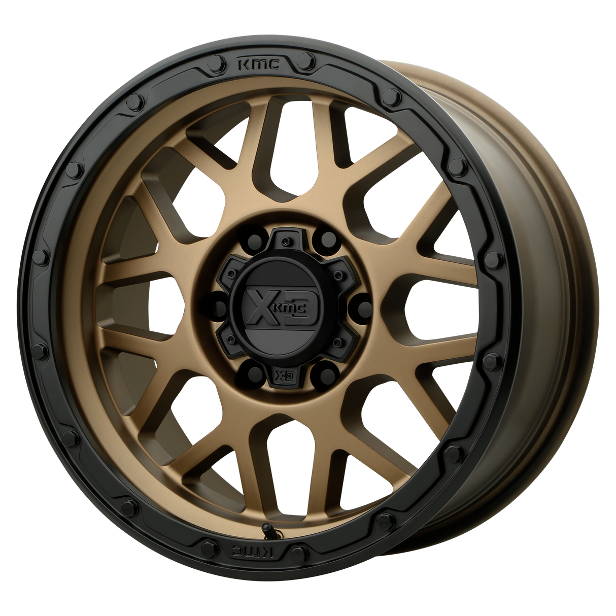 XD XD135 GRENADE OR MATTE BRONZE W/ MATTE BLACK LIP 17X9 8x165.1 et18 125.1
