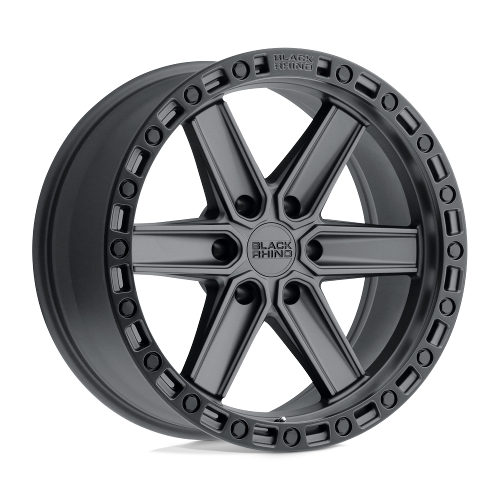 Black Rhino HENDERSON GUN BLACK W/ BLACK RING 18X9 6x139.7 et12 112.1