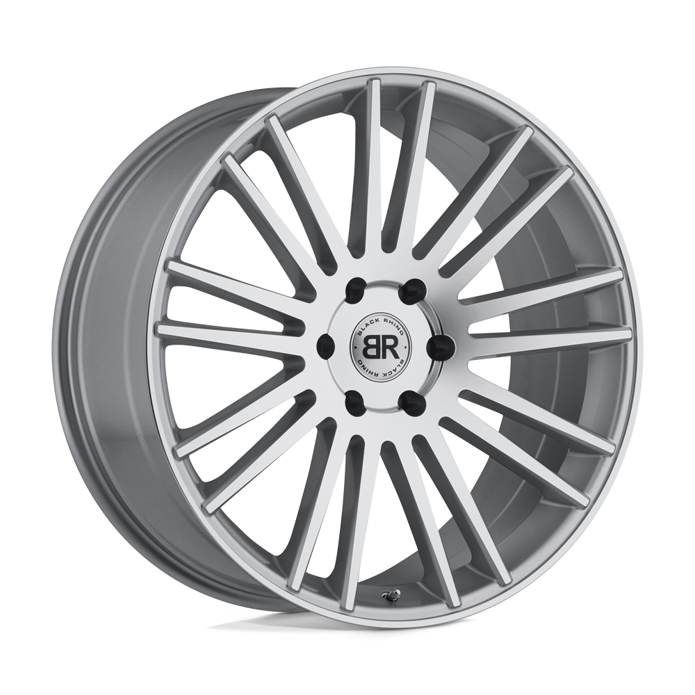 Black Rhino KRUGER SILVER W/ MIRROR-CUT FACE 24X10 5x139.7 et25 78.1