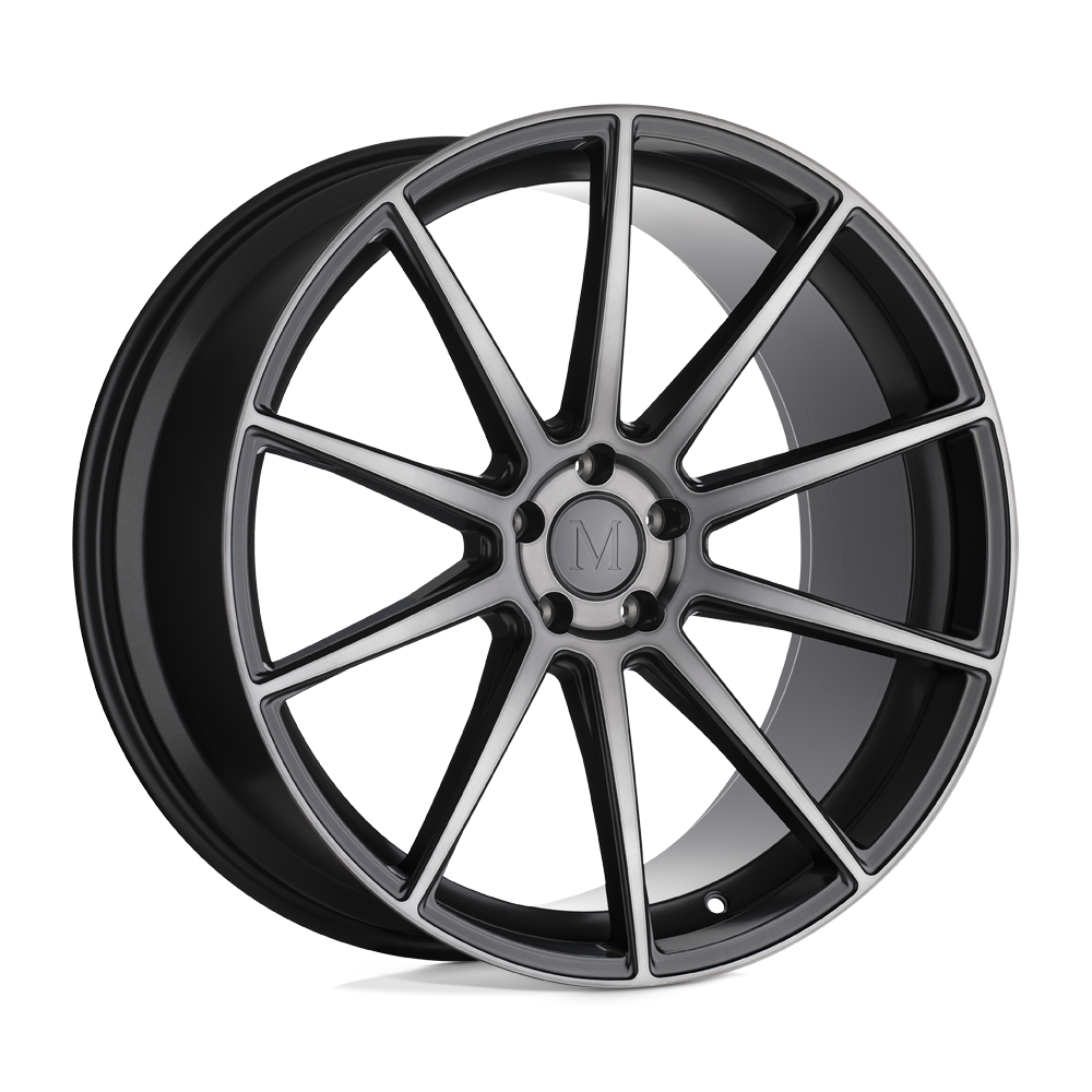 Mandrus KLASS GLOSS GUNMETAL W/ MACHINED TINTED FACE 19X9.5 5x112 et49 66.56