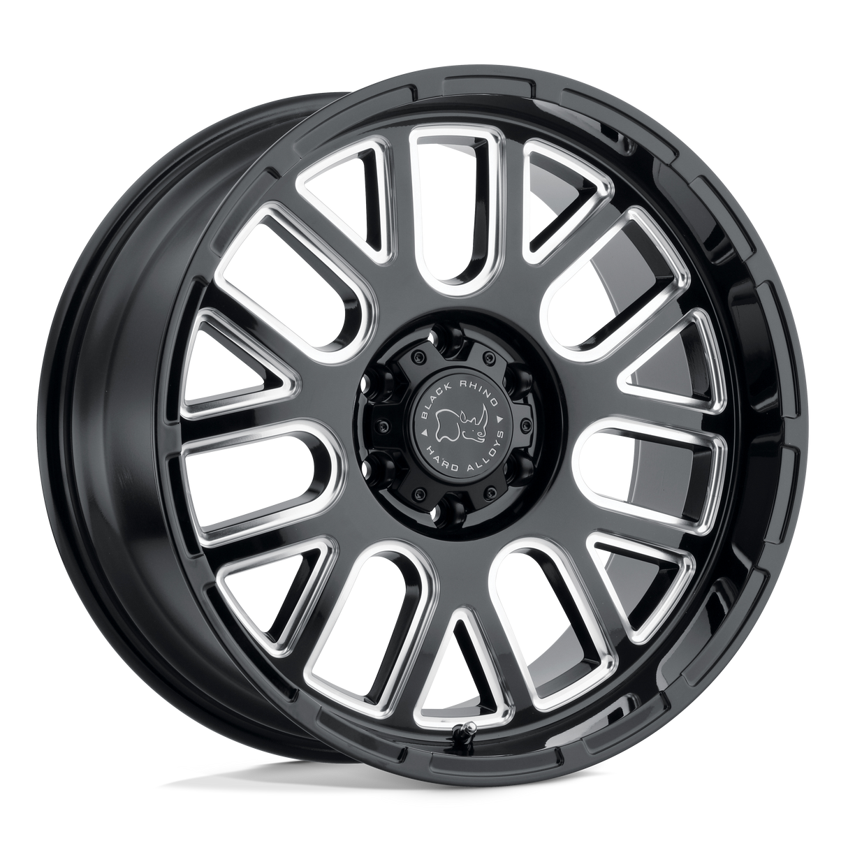 Black Rhino PISMO GLOSS BLACK W/ MILLED SPOKES 20X9.5 6x139.7 et-18 112.1