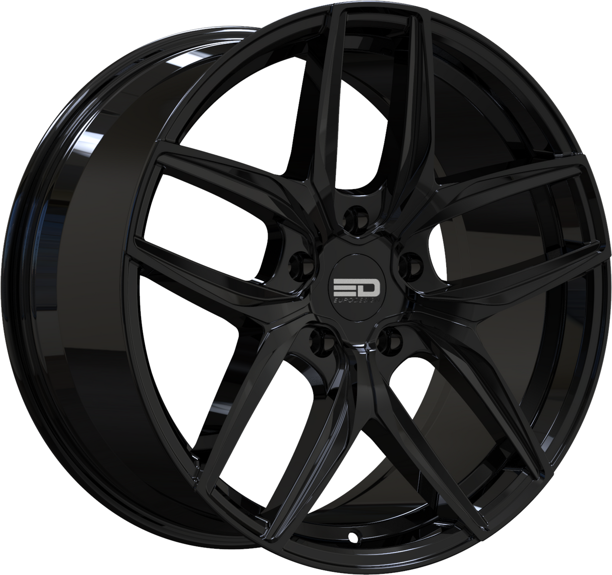 Euro Design Forza Gloss Black 19x8.5 5x108 et35 63.4