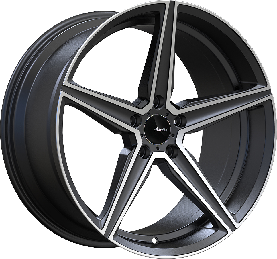 Advanti Cammino Matte Grey w/ Machined Face 19x9.5 5x114.3 et45 73.1