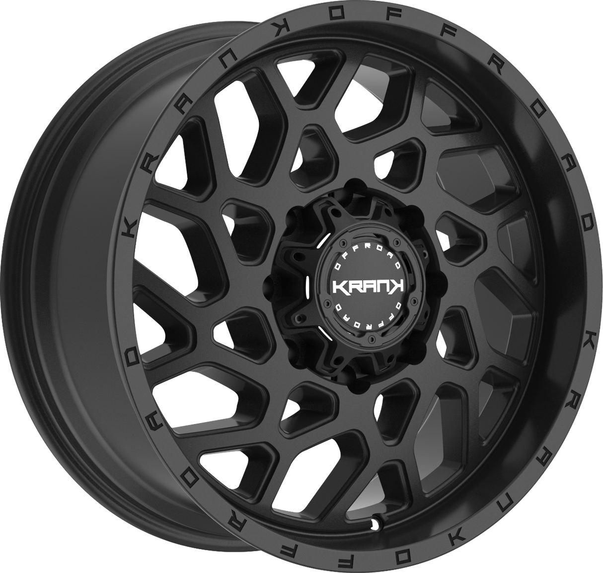 Krank Offroad Ambush Satin Black 22x12 8x170 et-44 125.1