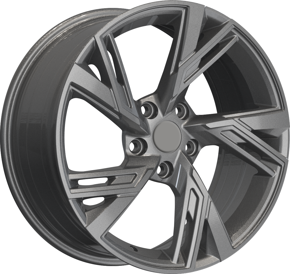 YKW Replicas AR12 Gloss Gunmetal 18x8 5x112 et35 66.6