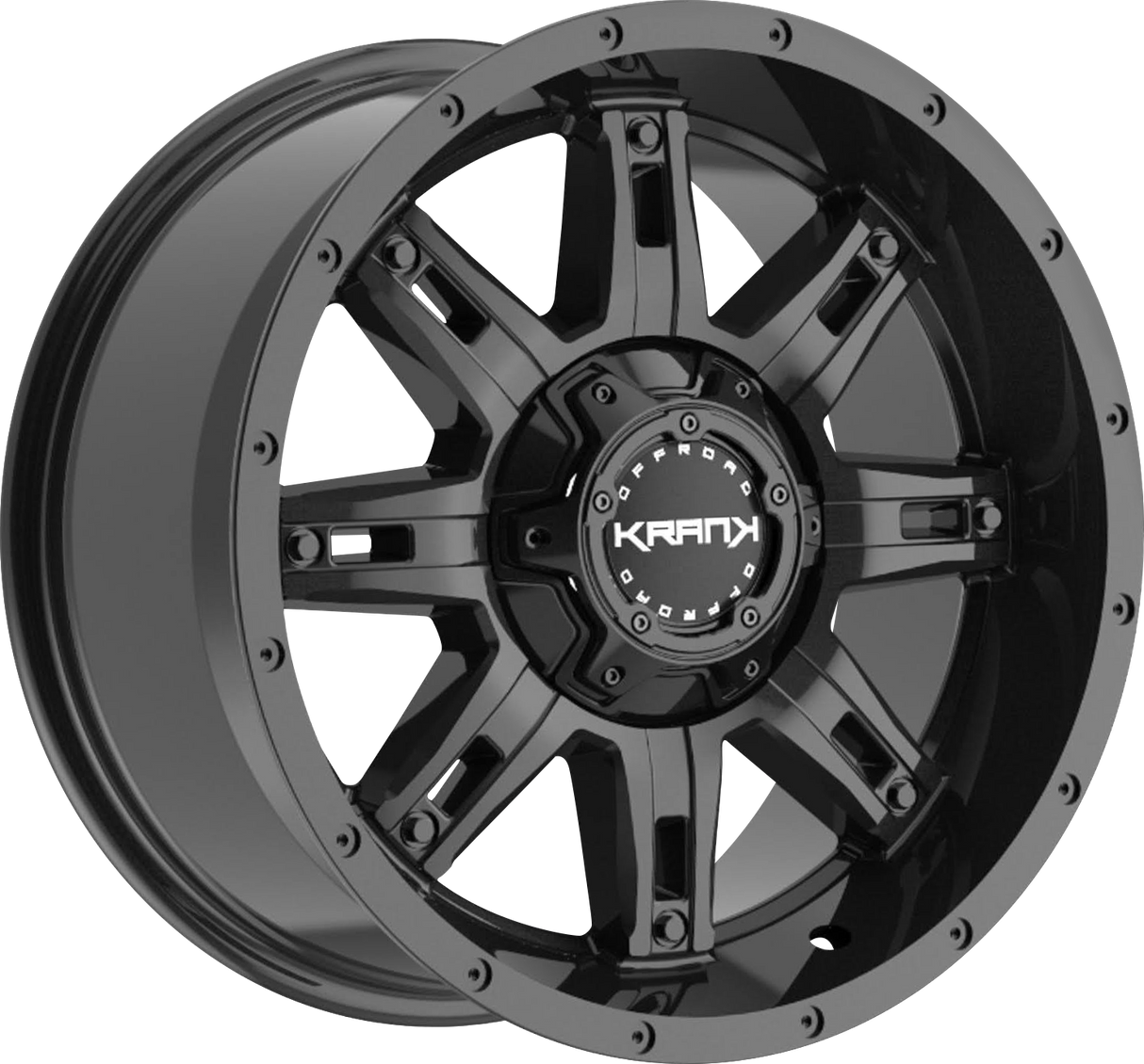 Krank Offroad Shaft Gloss Black 20x9 6x135/6x139.7 et-12 108