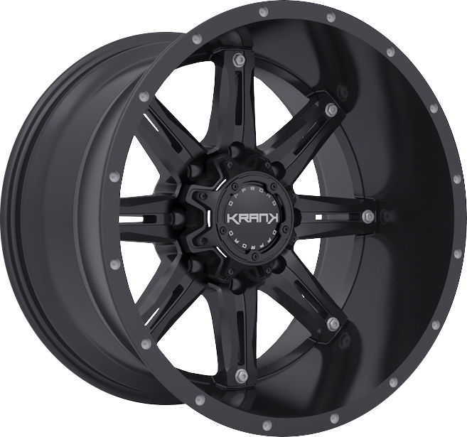 Krank Offroad Shaft Satin Black 20x9 5x127/5x139.7 et0 77.8