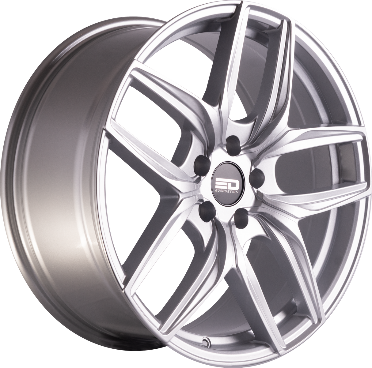 Euro Design (EFS) Forza - EFS Silver 22x9.5 5x100/5x105/5x110/5x112/5x115/5x118/5x108/5x114.3/5x98 et20 72.6