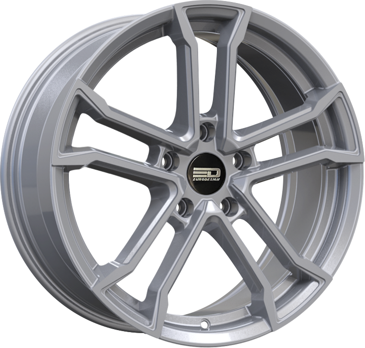 Euro Design Monaco Silver 19x8.5 5x114.3 et40 60.1