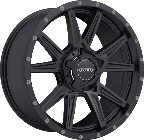 Krank Offroad Cylinder Satin Black 18x9 5x127/5x139.7 et18 77.8