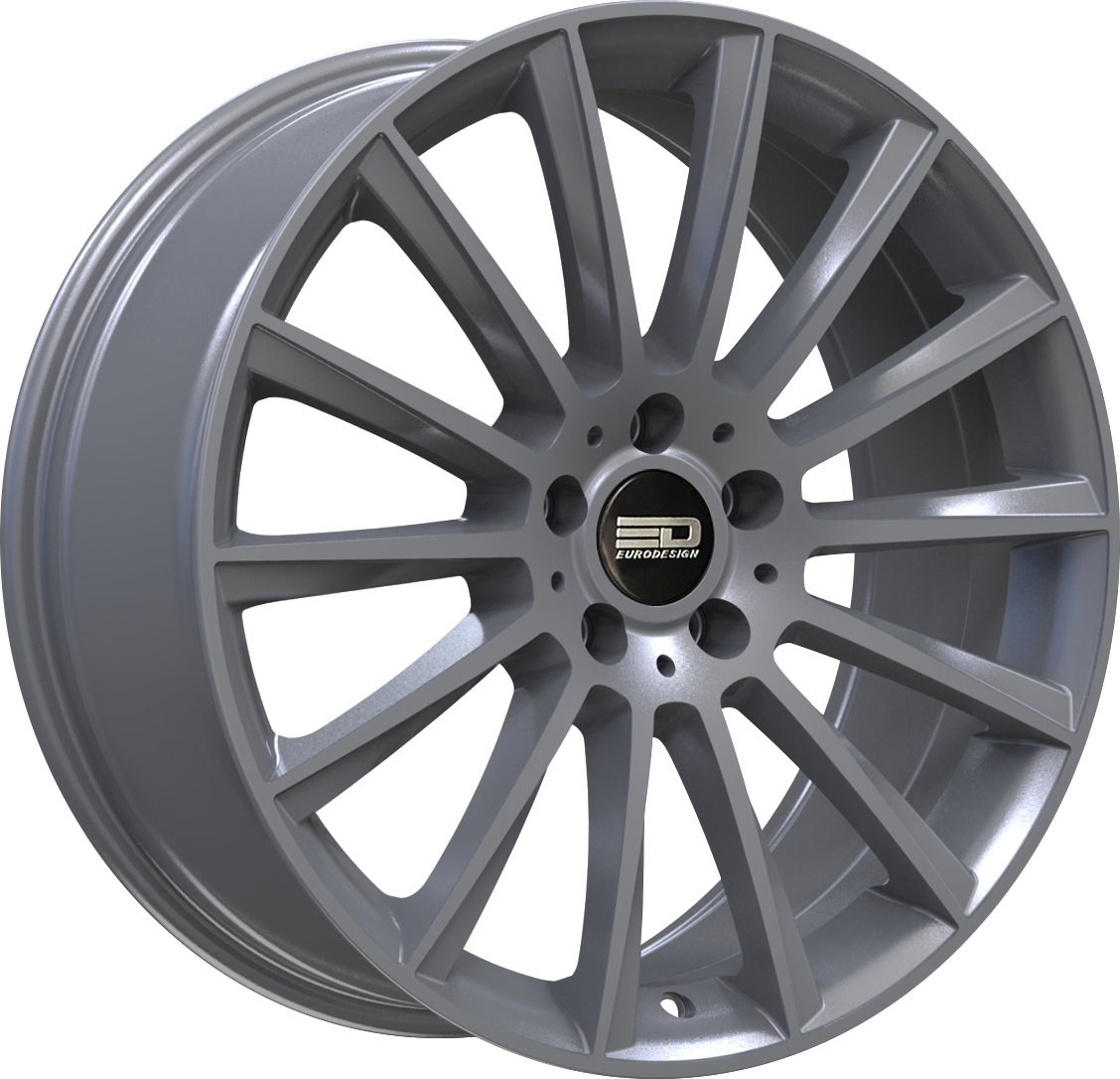 Euro Design Sacco Matte Gunmetal 18x7.5 5x112 et30 66.6