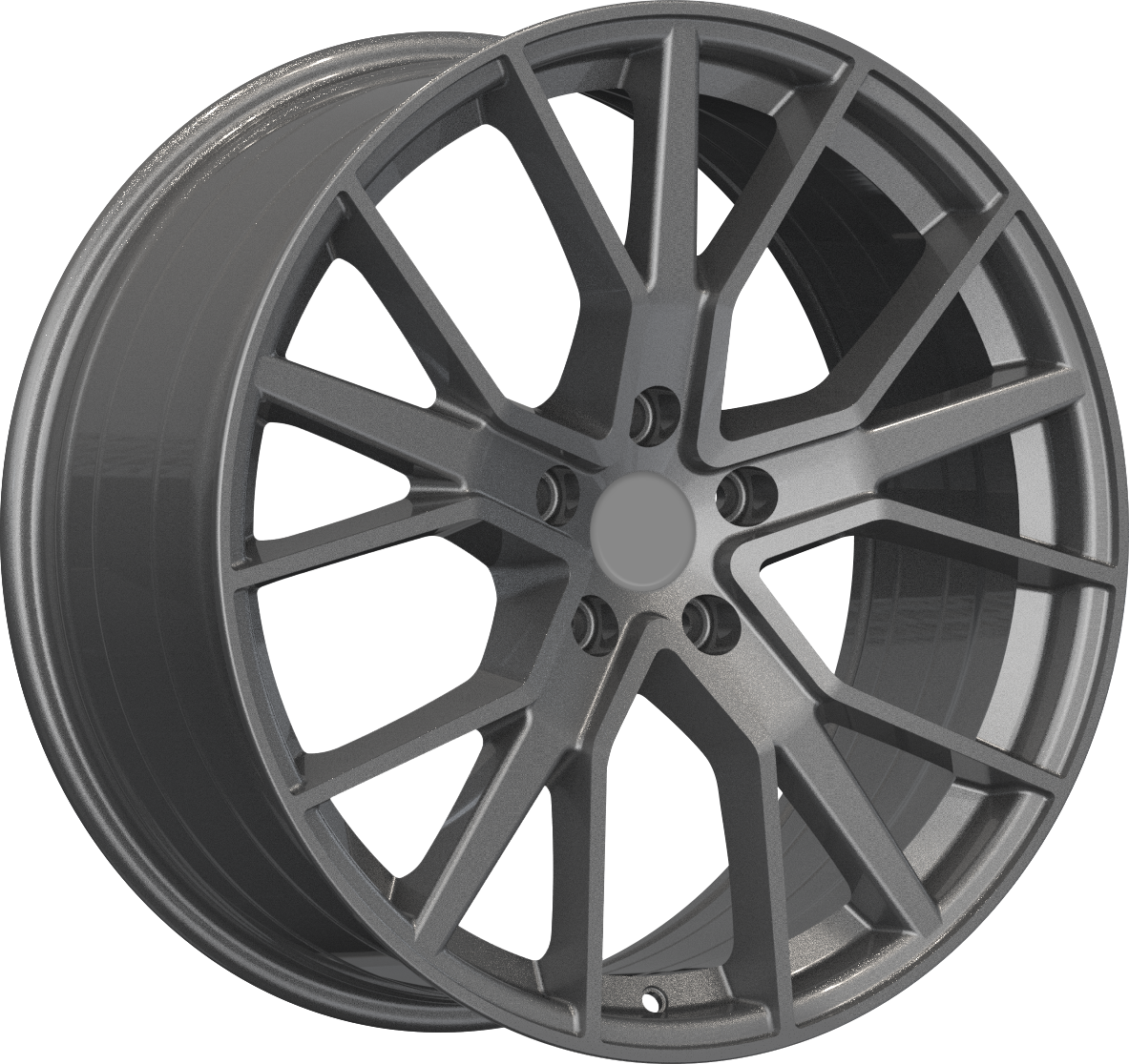 YKW Replicas AR14 Gloss Gunmetal 18x8 5x112 et45 66.6
