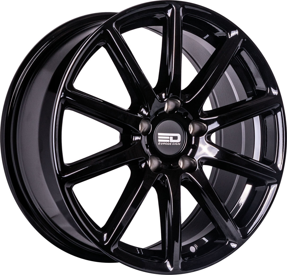 Euro Design Legend Gloss Black 19x8.5 5x114.3 et42 67.1