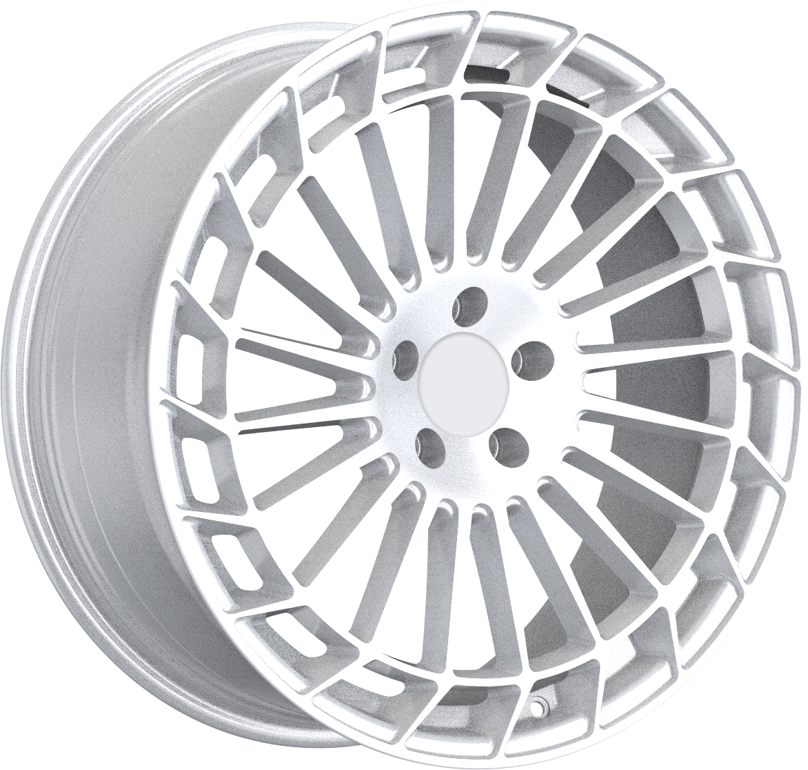YKW Replicas MR3 Hyper Silver 19x8 5x112 et30 66.6