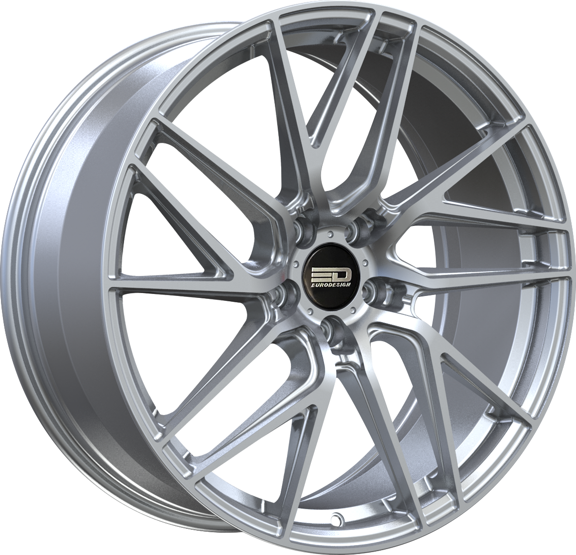 Euro Design Tech Silver 18x8 5x114.3 et37 66.1