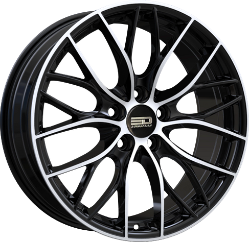 Euro Design Camillo Gloss Black Machined 19x8.5 5x112 et35 66.7