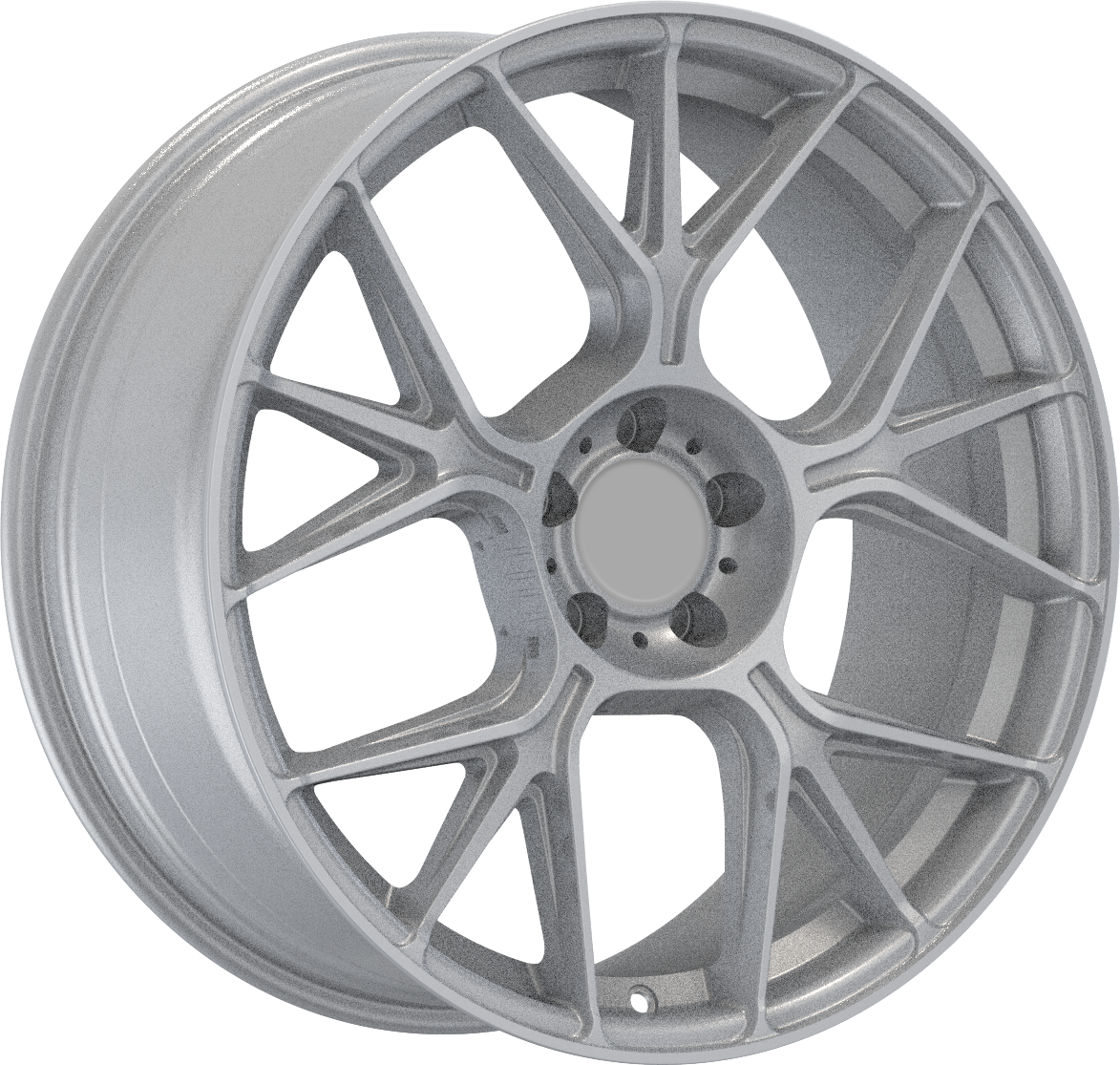 YKW Replicas MR4 Silver 18x8 5x112 et30 66.6