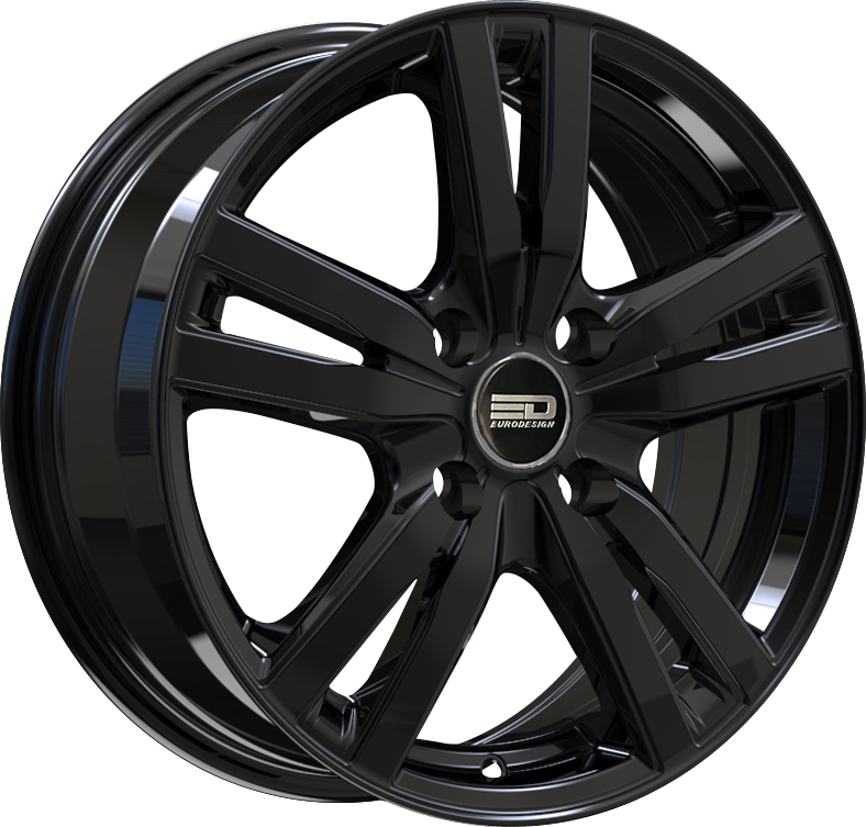 Euro Design (EFS) Ottano - EFS Gloss Black 16x6.5 4x100/4x114.3/4x98 et35 67.1