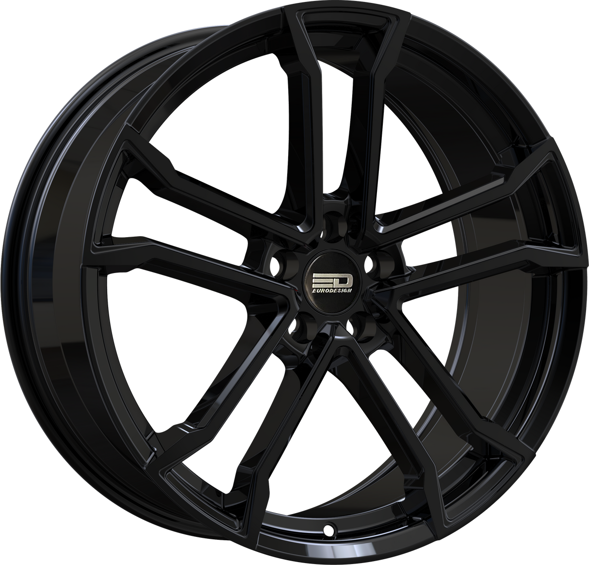Euro Design Monaco Gloss Black 18x8 5x114.3 et40 66.1