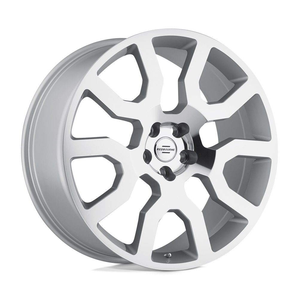 RedBourne HERCULES SILVER W/ MIRROR CUT FACE 22X10 5x120 et37 72.56
