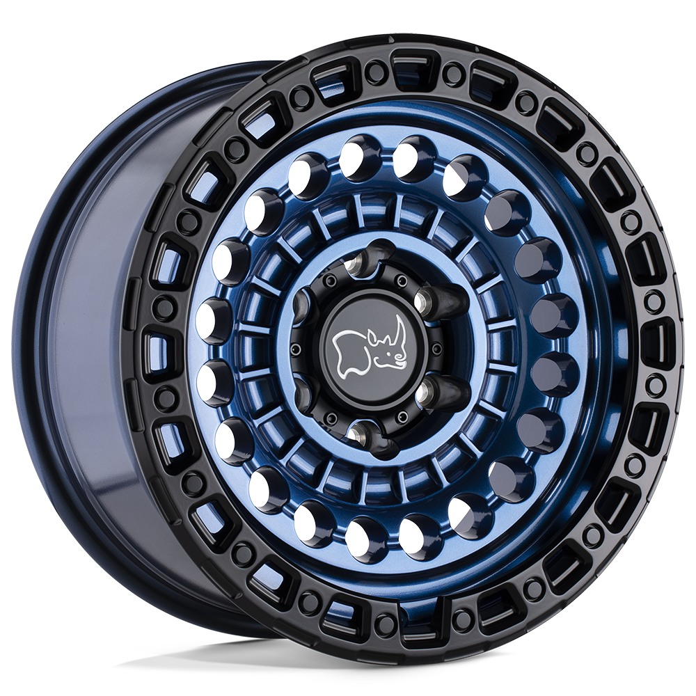 Black Rhino SENTINEL COBALT BLUE W/ BLACK RING 20X9.5 6x114.3 et12 76.1