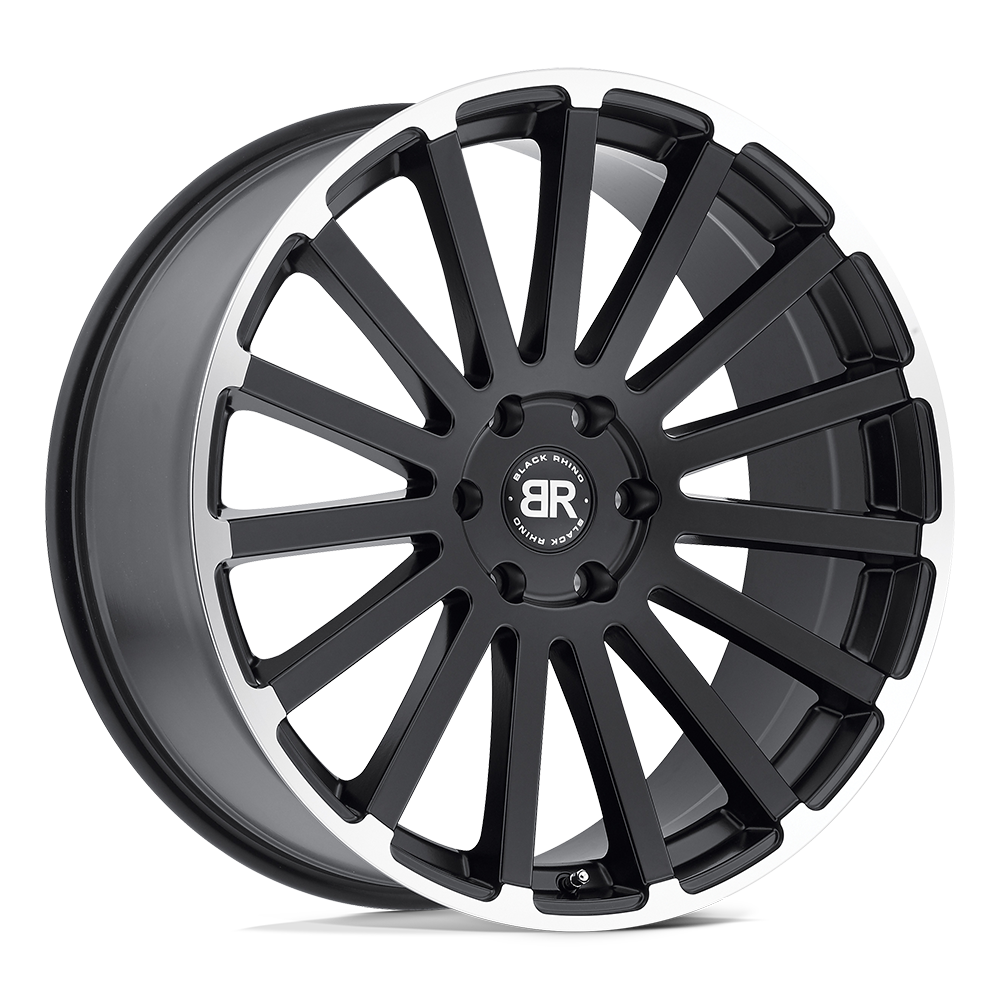 Black Rhino SPEAR MATTE BLACK W/ MATTE MACHINED EDGE 20X9 6x135 et30 87.1