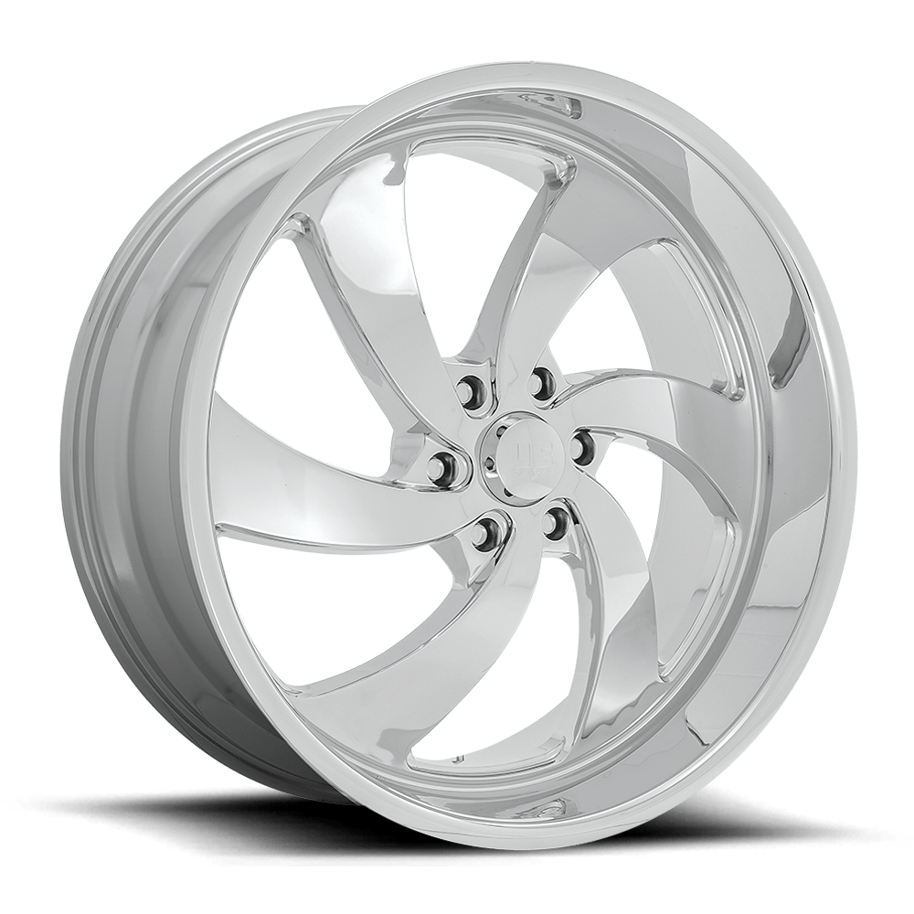 US Mag 1PC U132 DESPERADO CHROME 24X10 6x135 et25 87.1