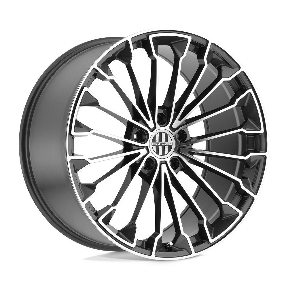 Victor Equipment WURTTEMBURG GUNMETAL W/ MIRROR CUT FACE 19X10 5x130 et50 71.5