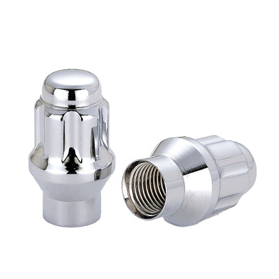 6 Spline ET Nut 2PC Chrome 60° Seat-14x1.50mm-19/21/22mm Hex-Premium