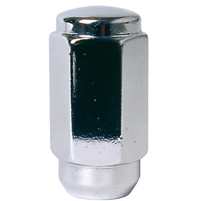 Acorn Duplex Chrome Nut 1PC 60° Seat-14x2.00mm-22mm Hex