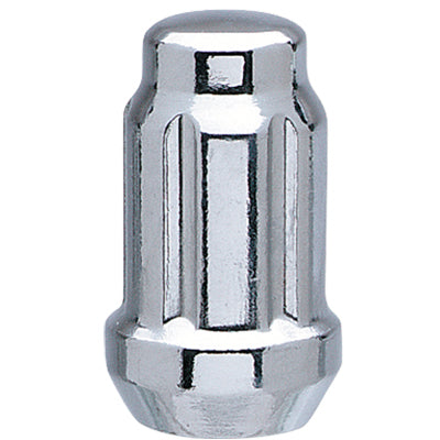 6 Spline Chrome Nut 1PC 60° Seat-12x1.25mm-17/19/21mm Hex