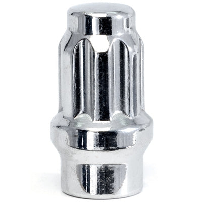 7 Spline ET Nut 1PC Chrome 60° Seat-14x1.50mm-21/22/24mm Hex