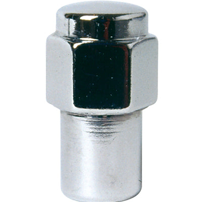 Mag Chrome Nut 1PC Flat Seat-1/2" RH-19mm Shank OD 17.3mm-21mm Hex