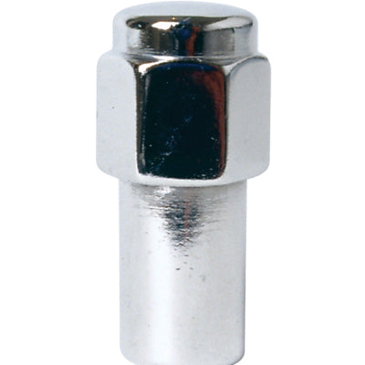 Mag Chrome Nut 1PC Flat Seat-12x1.25mm-25mm Shank OD 17.3mm-21mm Hex