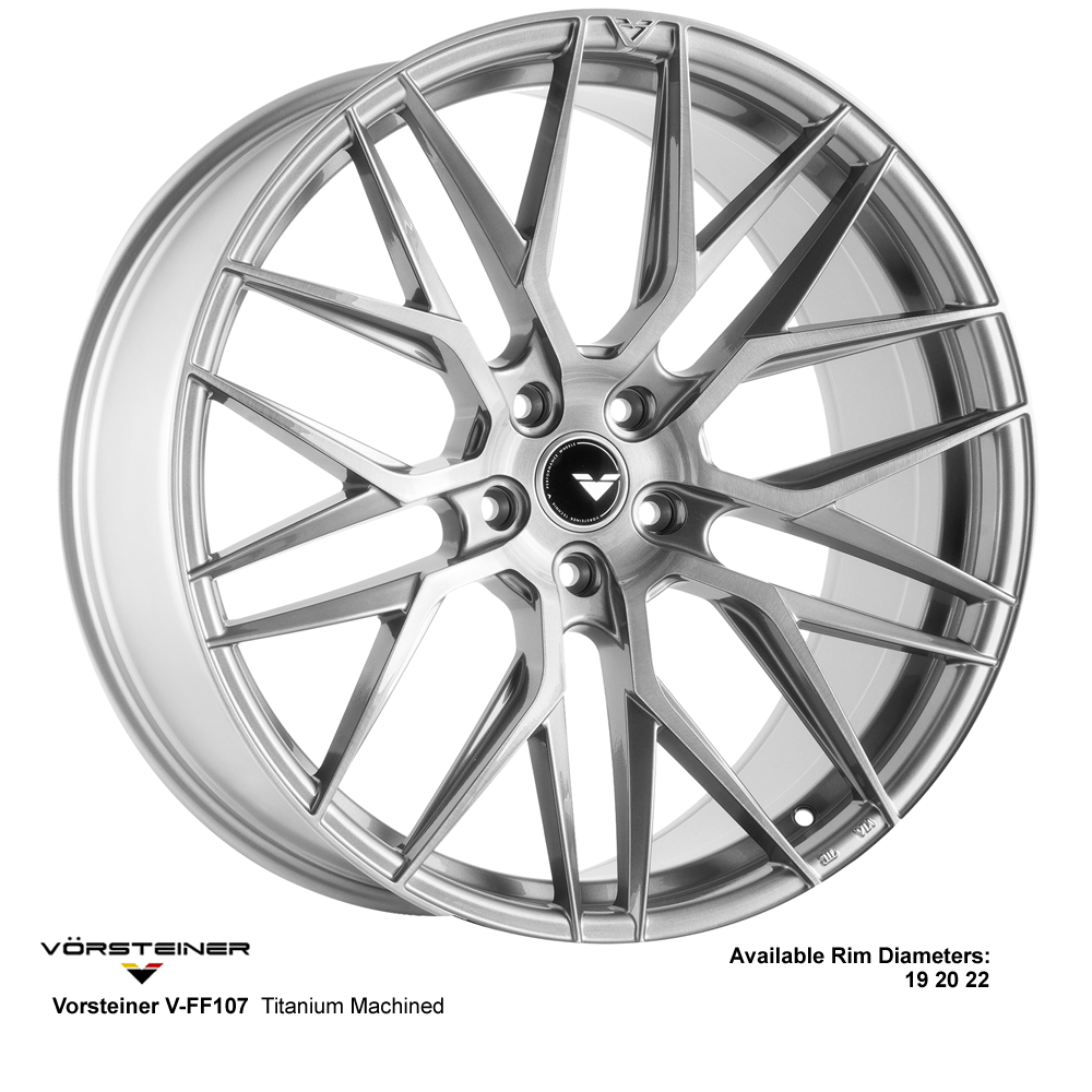 Vorsteiner VFF107 TITANIUM MACHINED CO